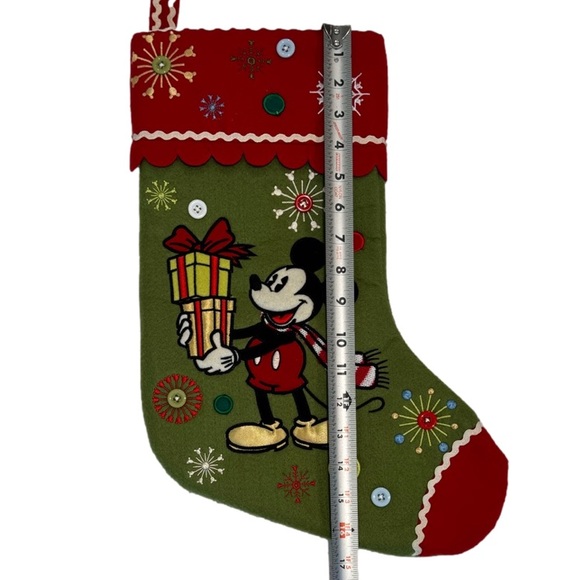 Disney Mickey Mouse Minnie Mouse Christmas Holiday Stocking - Picture 6 of 6